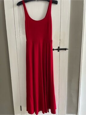 REFORMATION Midi / Maxi Fit & Flare Tank Dress W/ Scoop Neckline & Fitted Bodice